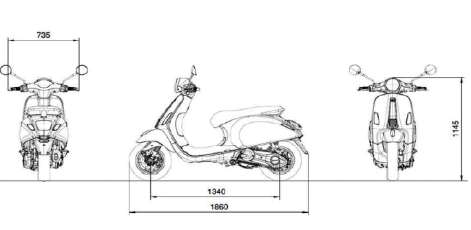 Dimensions and mass