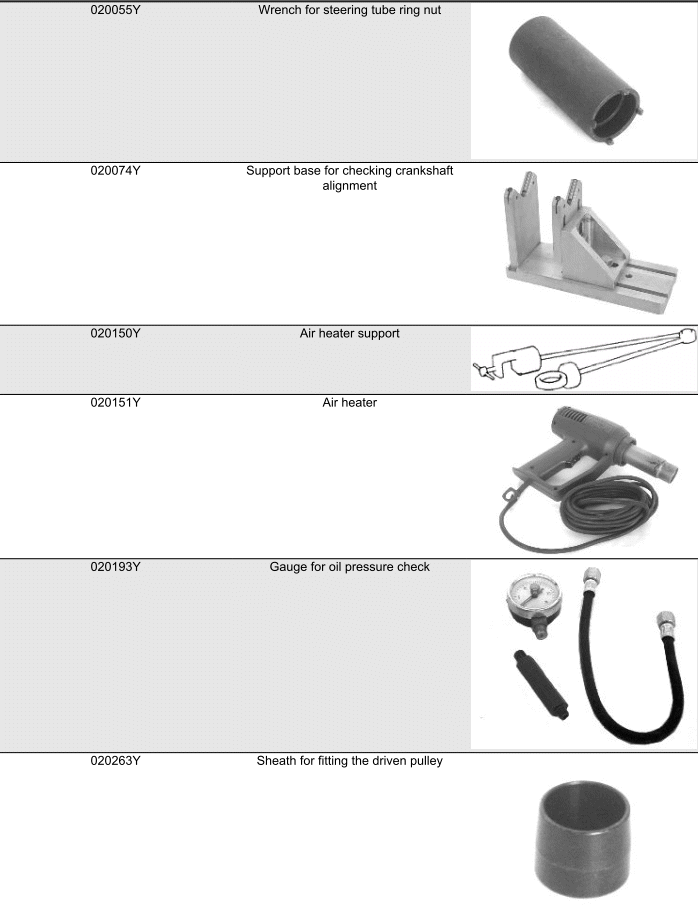 SPECIFIC TOOLS