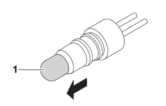 Replacing the auxiliary light bulb (if equipped) 