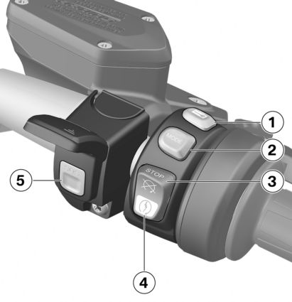 Multifunction switch, right 