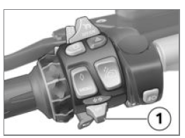 Operating the turn indicators