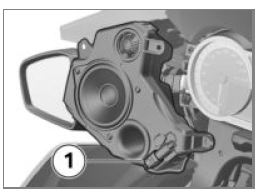 Replacing bulb for high-beam headlight