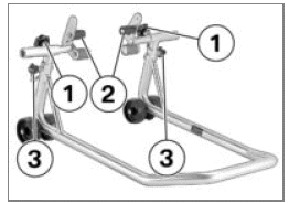 Front-wheel stand 