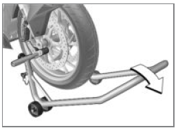 Front-wheel stand 