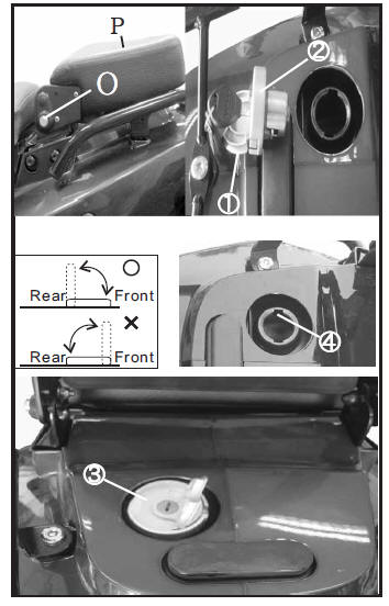 Fuel level inspection/refilling