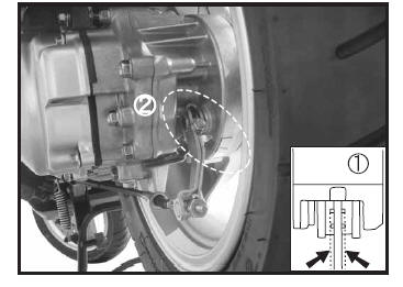 Brake shoe inspection